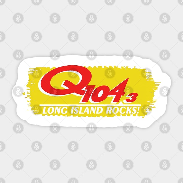 Long Island Rocks Sticker by wilfredquist